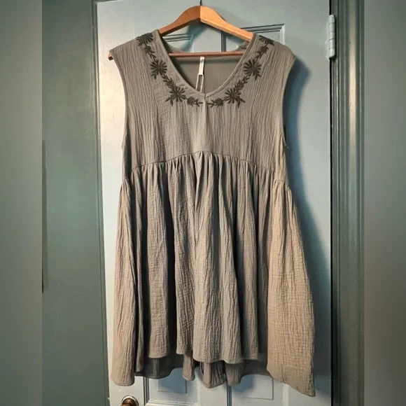 Rylee + Cru | Dresses | Rylee Cru Green Muslin Dress In S M Nwt | Poshmark